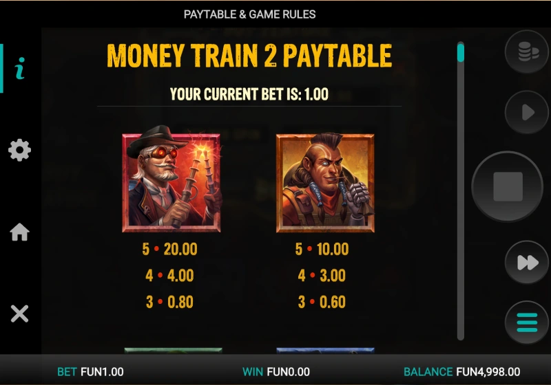money train 2 виплати